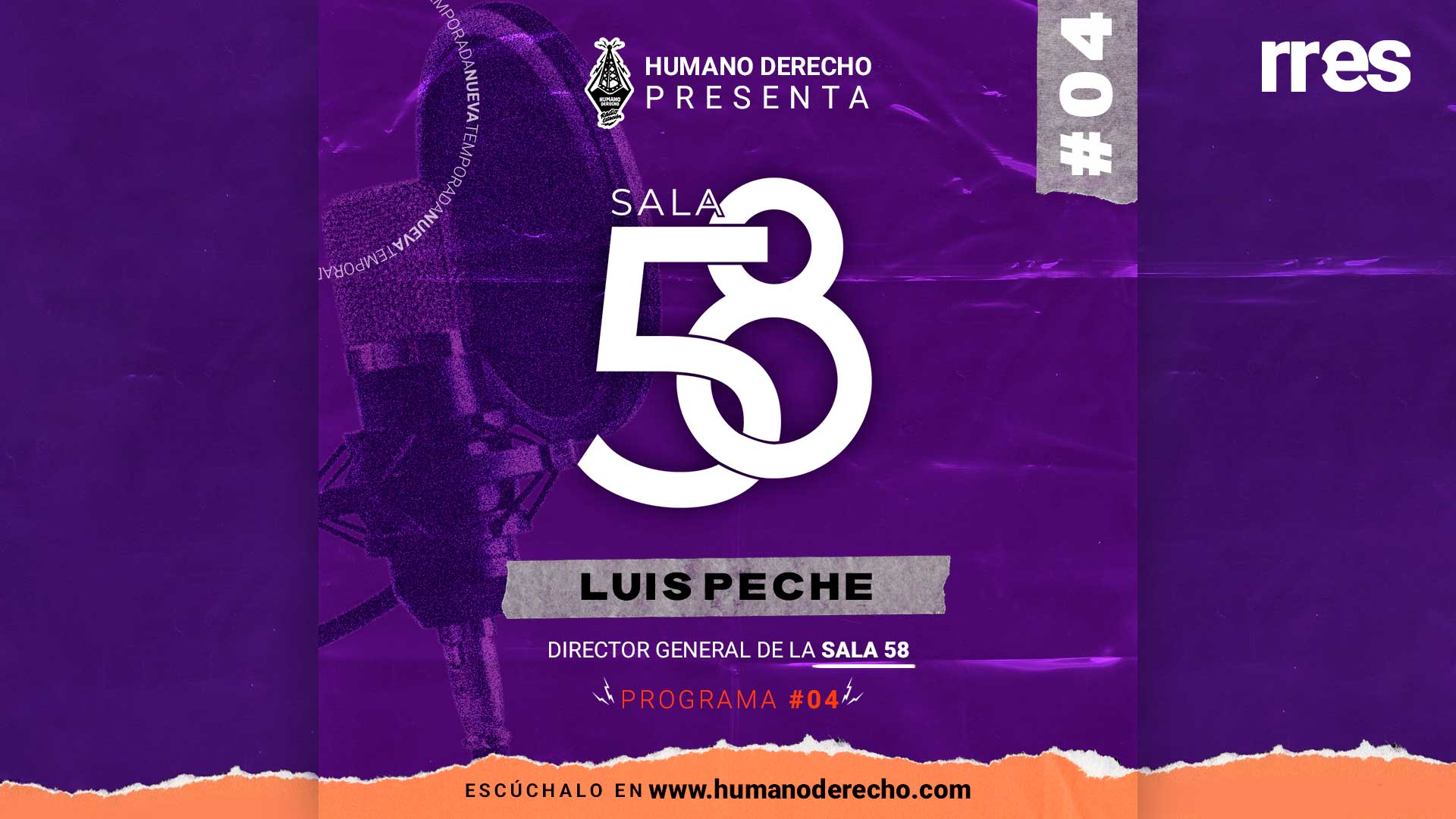 Humano Derecho #4 con Luis Peche, director de la Sala 58