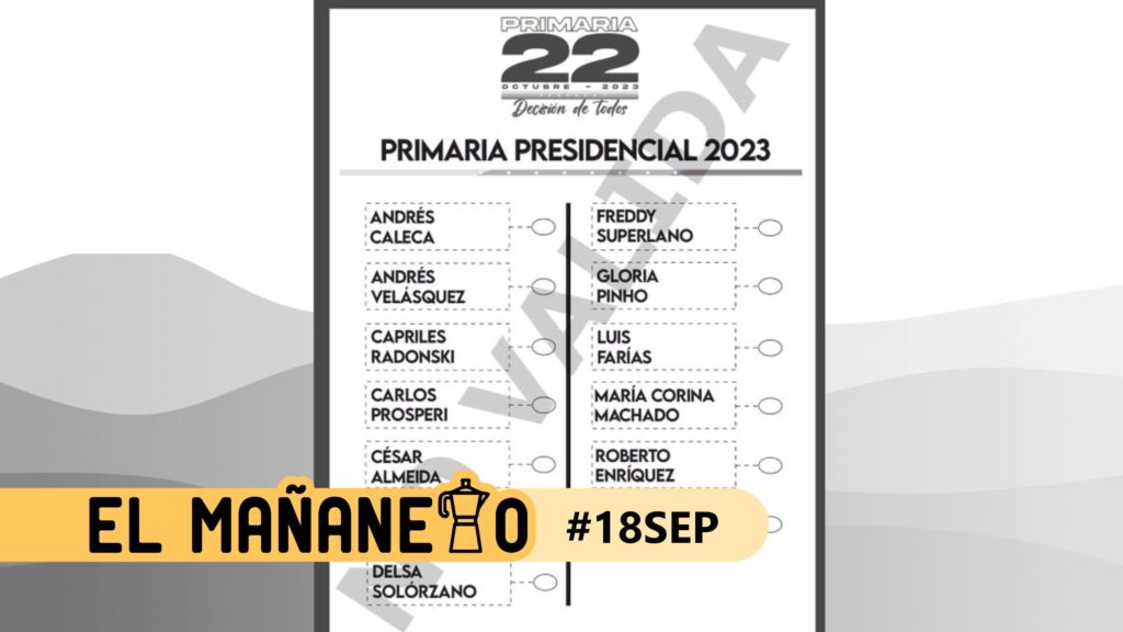 Mañanero 18 SEP