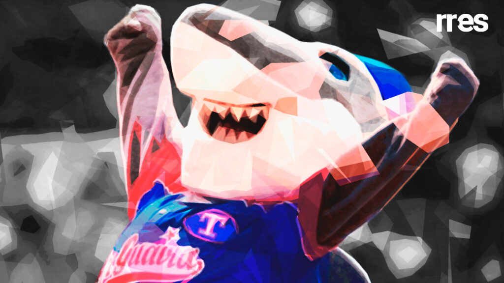 Tiburones “forever”, por Froilán Barrios Nieves. Foto_mascota de los Tiburones de La Guaira