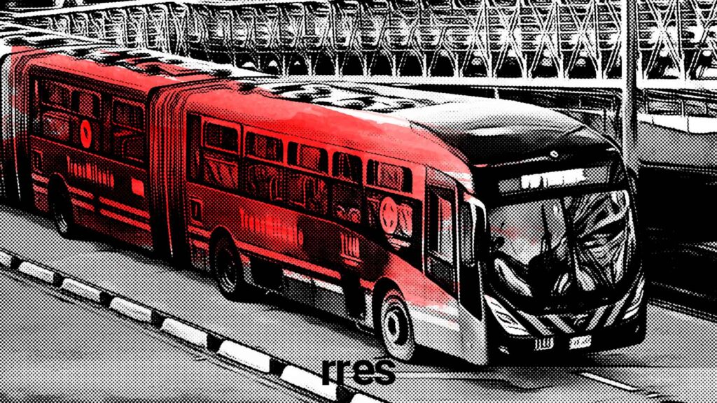 Gracias, Transmilenio de Bogotá, por Reuben Morales