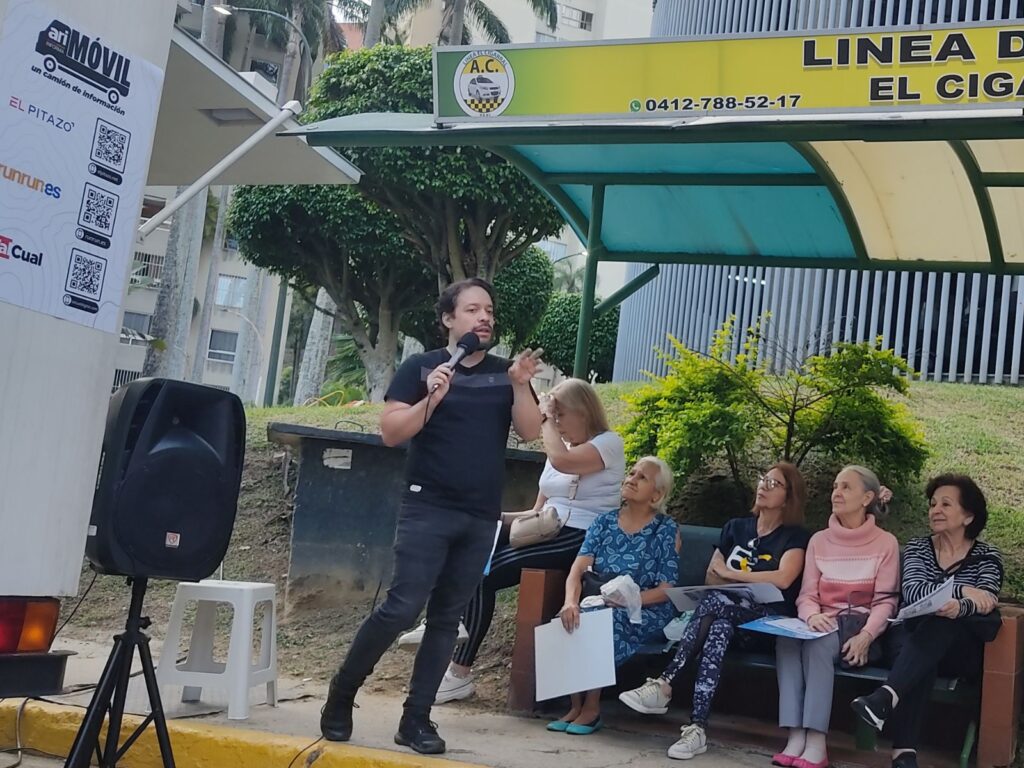 ARI Móvil aclaró dudas de vecinos de El Cigarral sobre la elección presidencial del 28J
