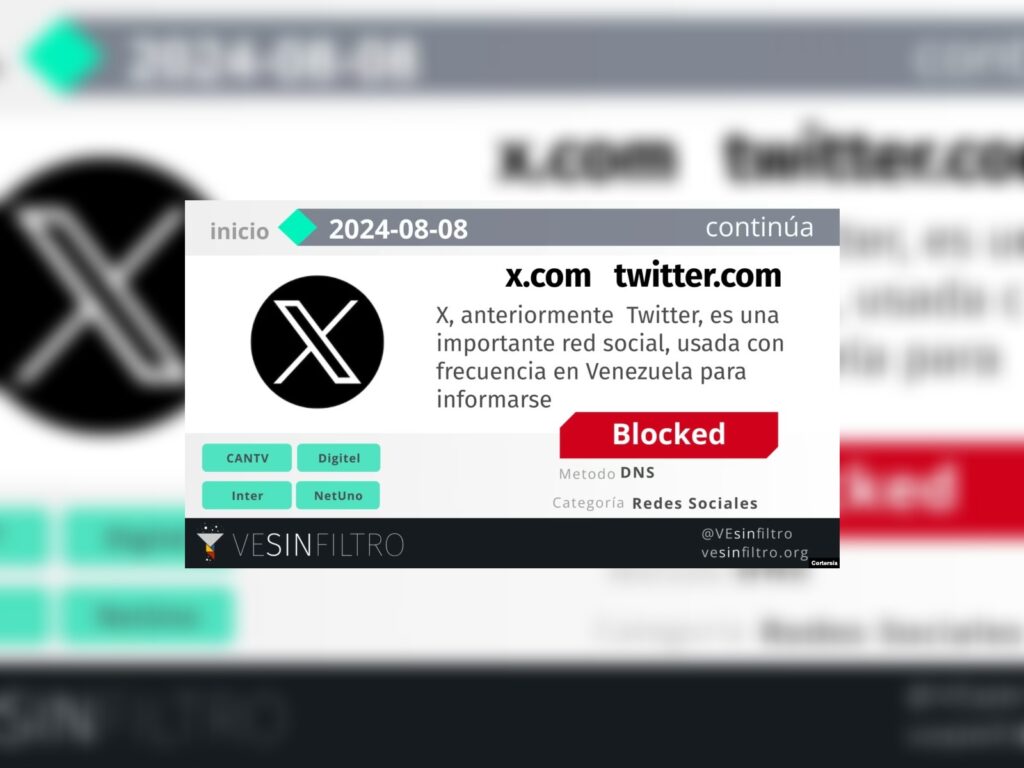 Bloqueo en X se mantiene a 10 días del anuncio de Maduro