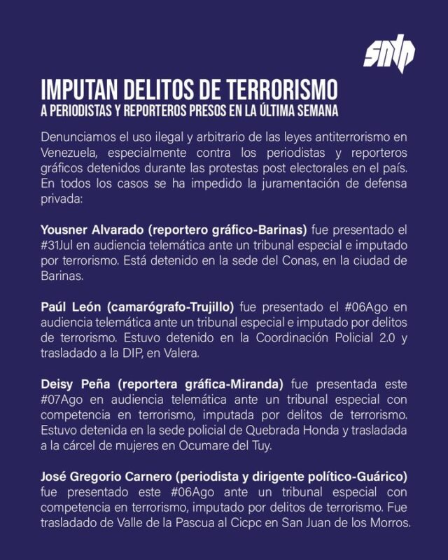 SNTP TERRORISMO