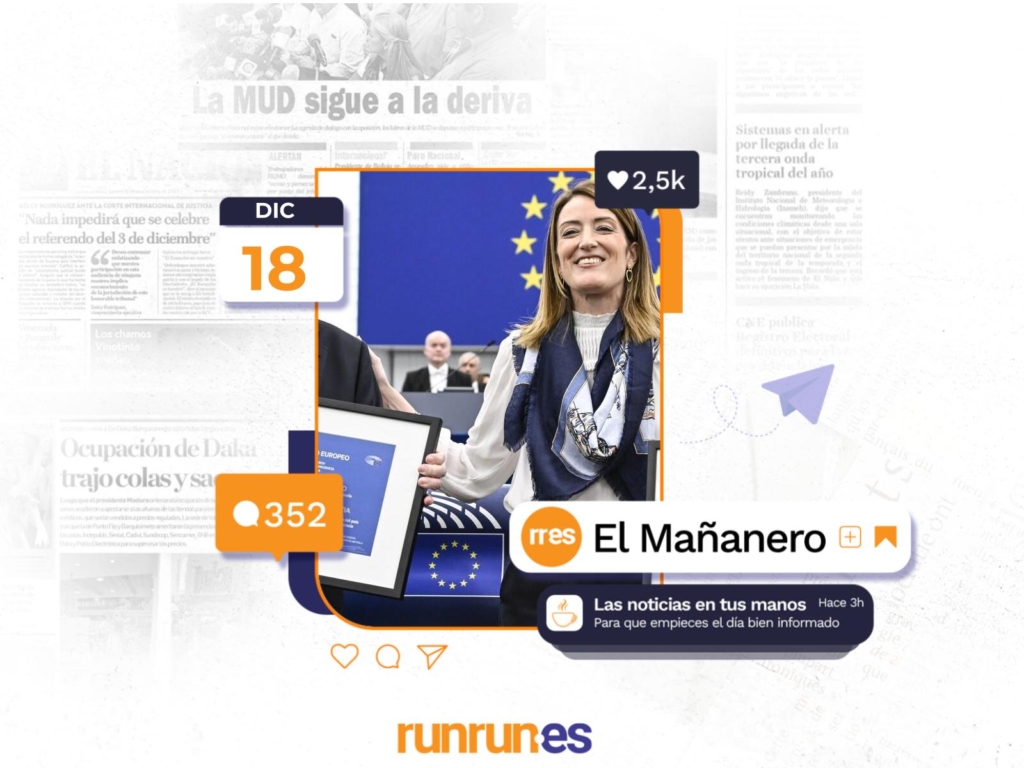 El Mañanero del 18 de diciembre: González Urrutia y Machado recibieron premio Sájarov