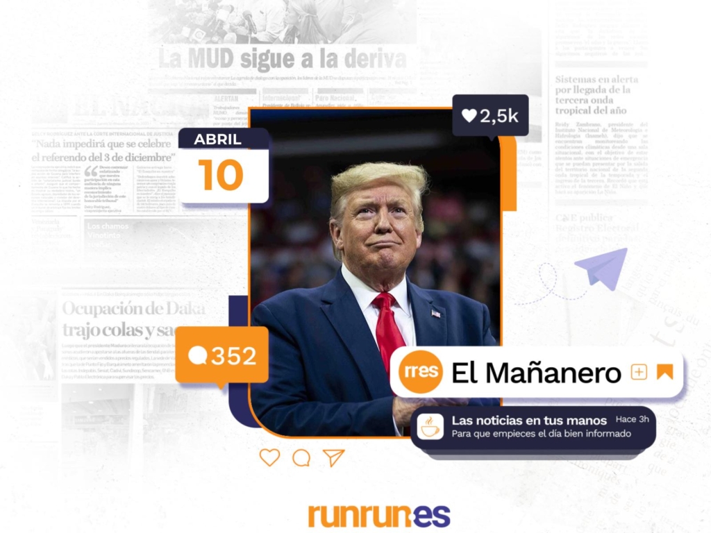El Mañanero del 10 de abril: Trump y Chávez, dos caras de una misma moneda