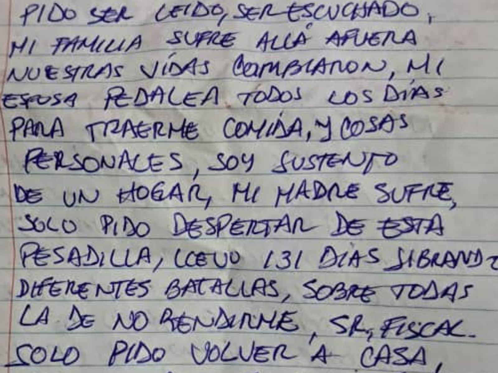 Christian Méndez carta