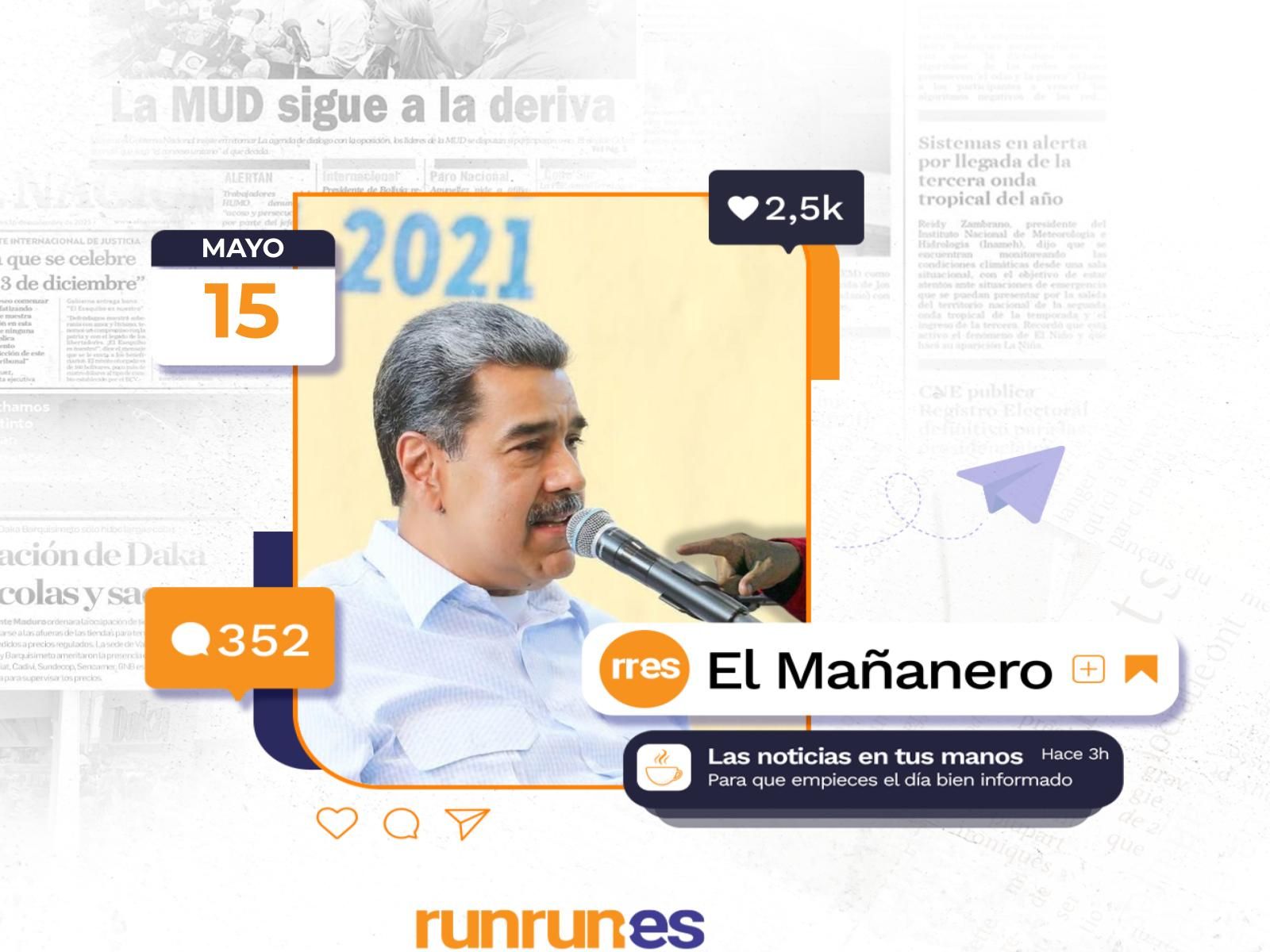 El Mañanero del 15 de mayo