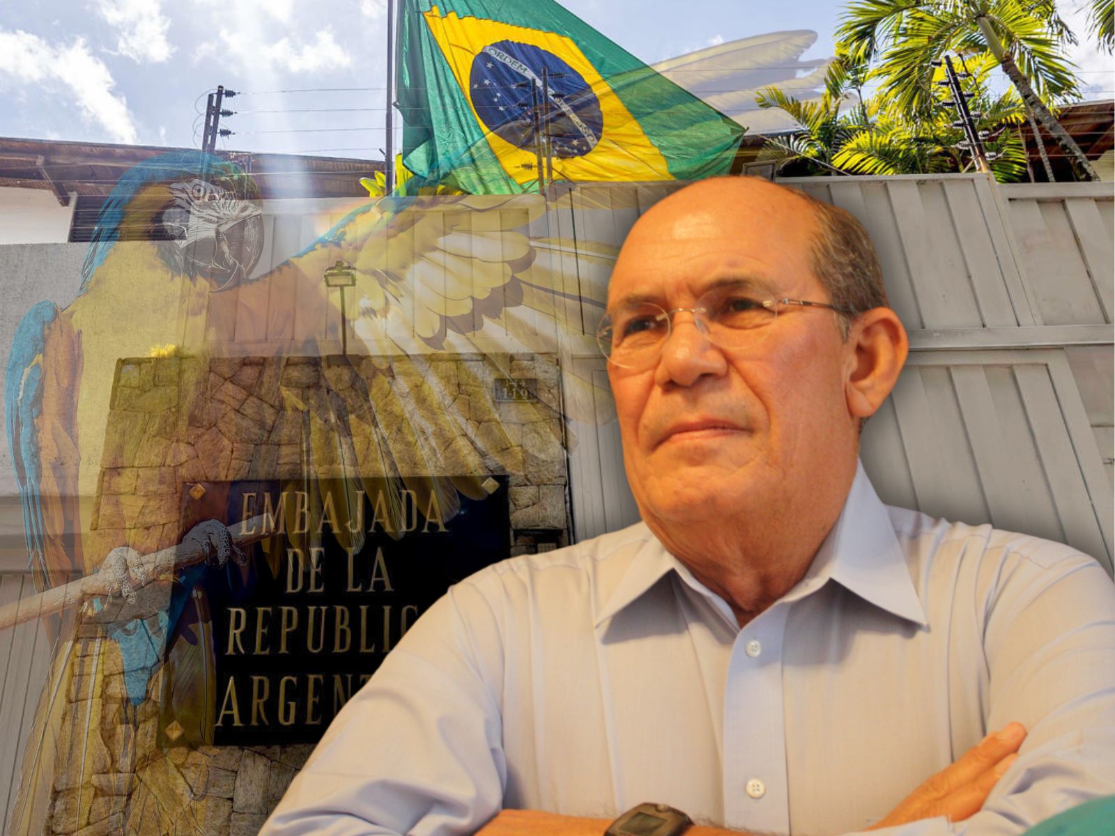 Omar Gónzalez embajada