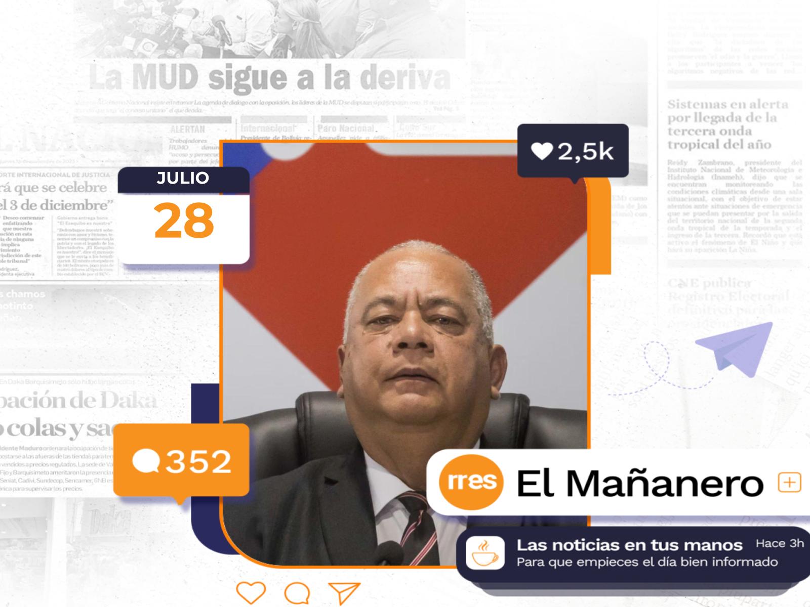 El Mañanero del 28 de julio