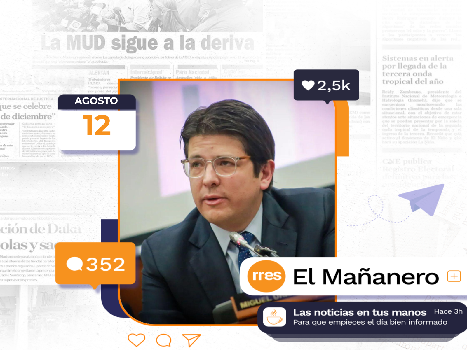 Mañanero del 12 de agosto