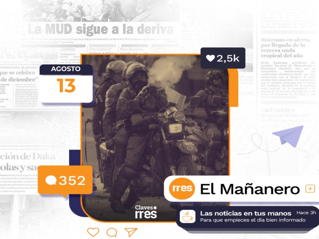 El Mañanero del 13 de agosto
