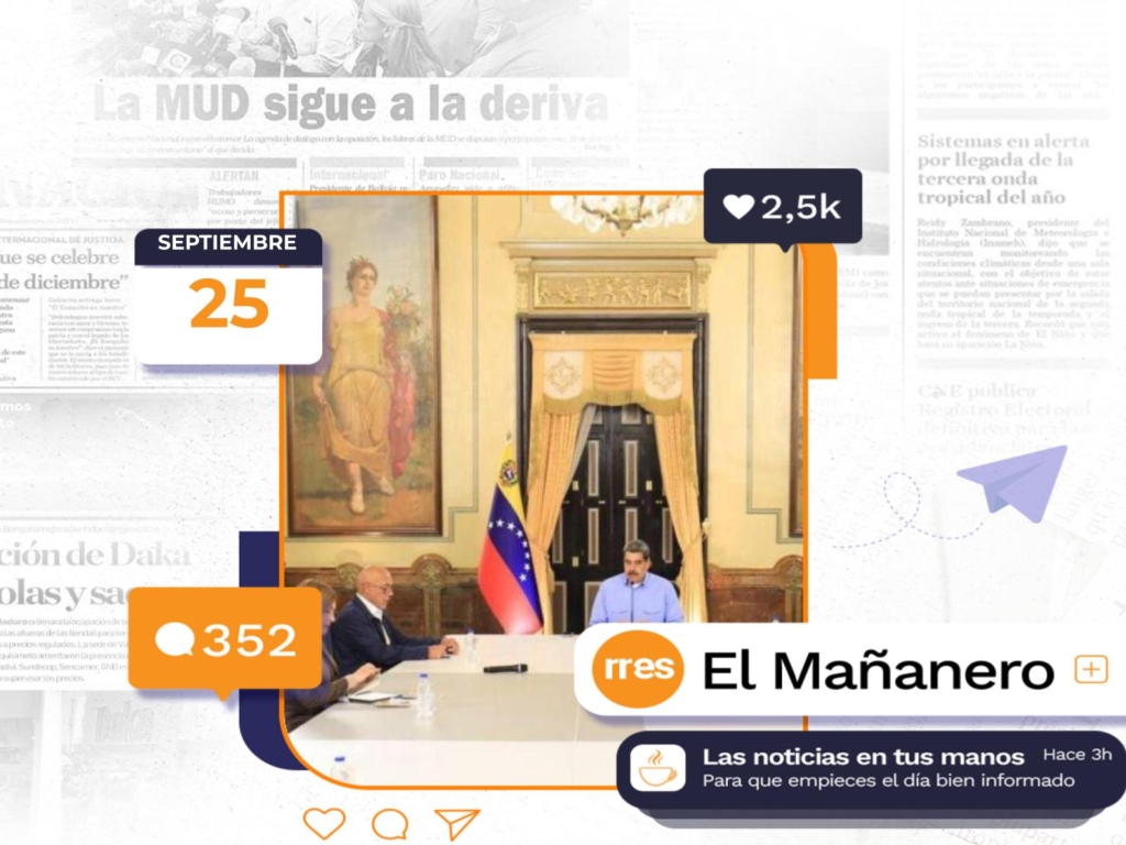 El Mañanero del 25 de septiembre: Con qué se come eso de estado de conmoción exterior 
