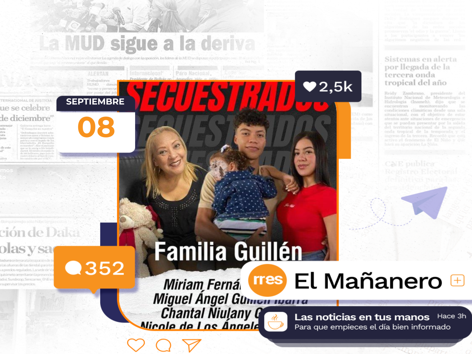 Mañanero del 8 de septiembre