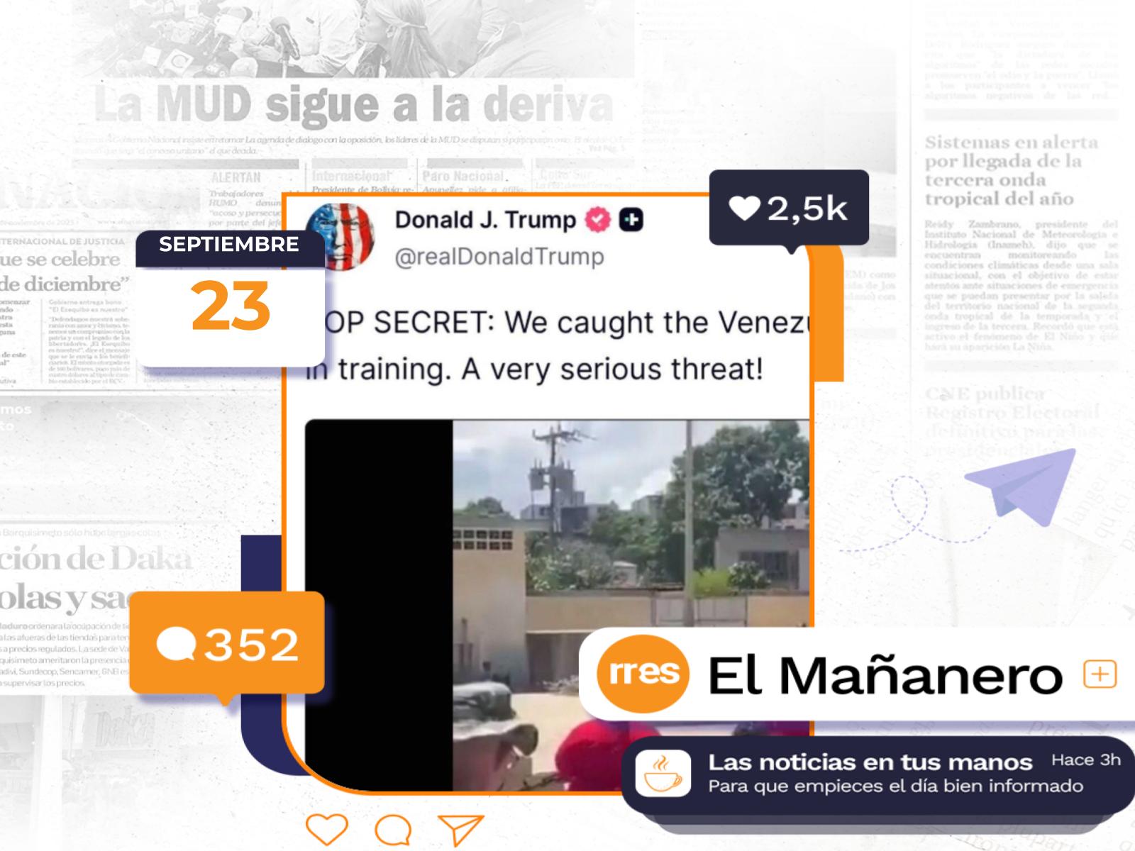 El Mañanero del 23 de septiembre