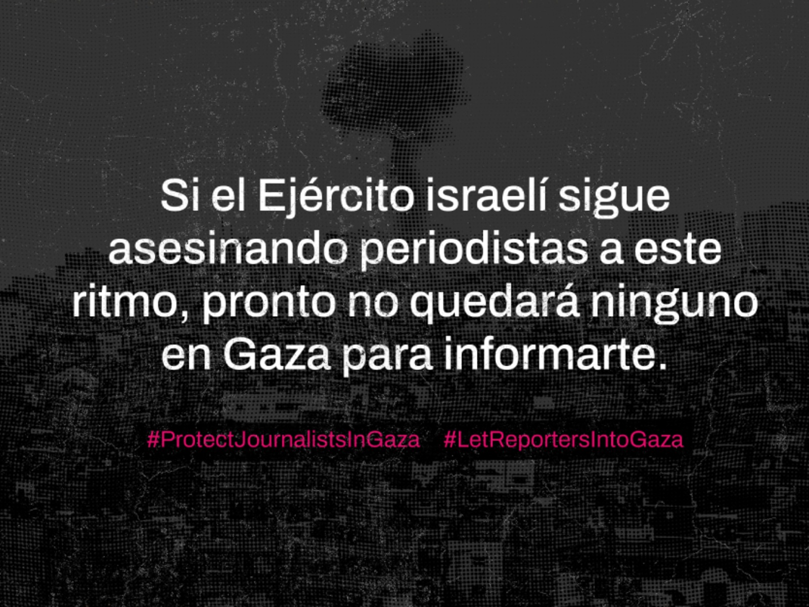 periodistas gaza