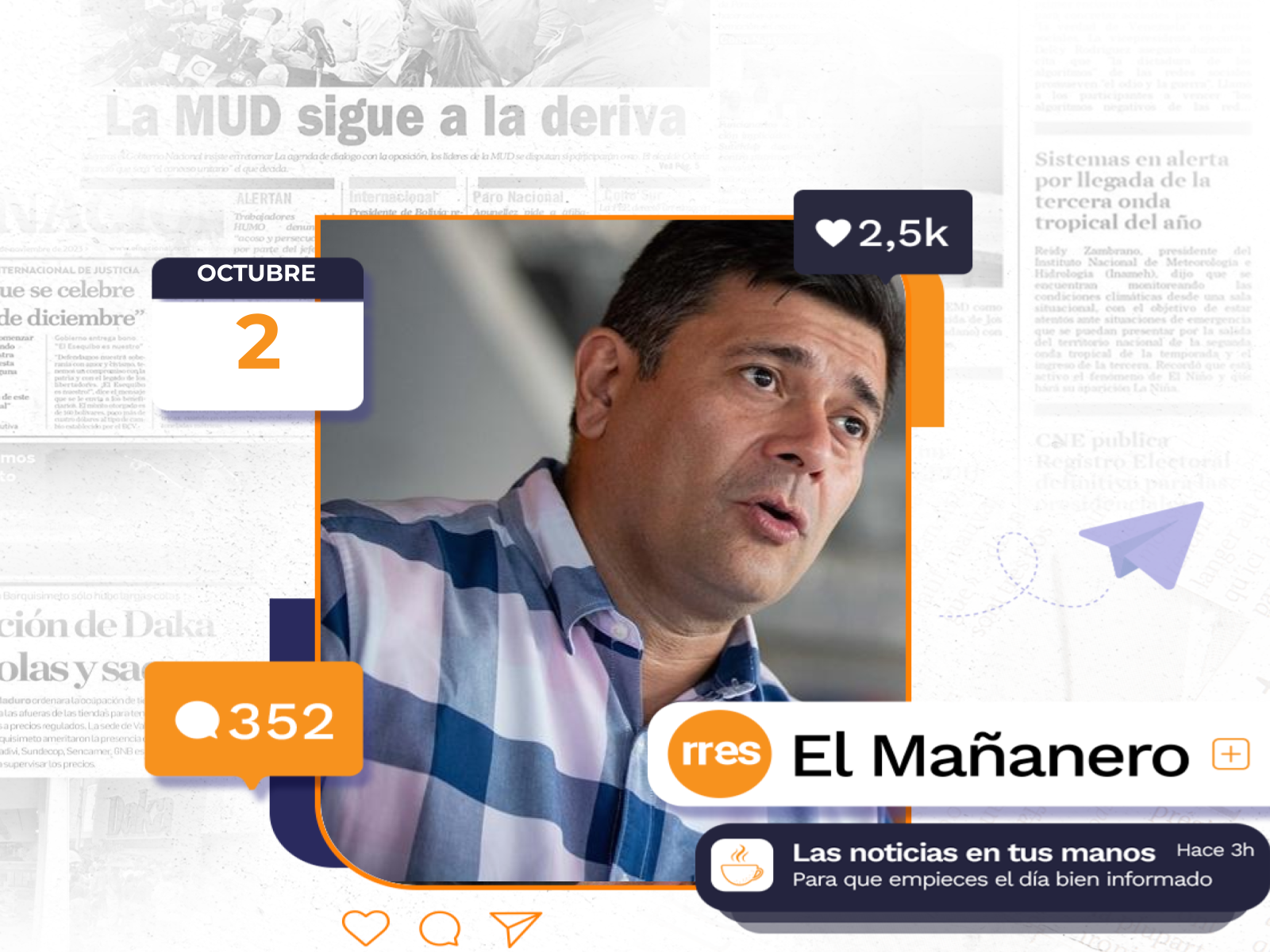 Mañanero del 2 de octubre