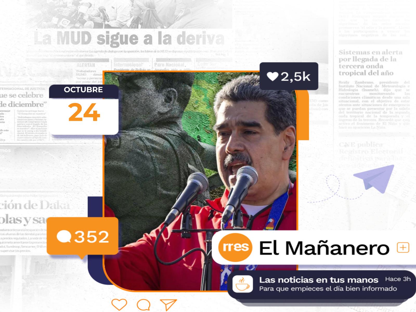 El Mañanero del 24 de octubre