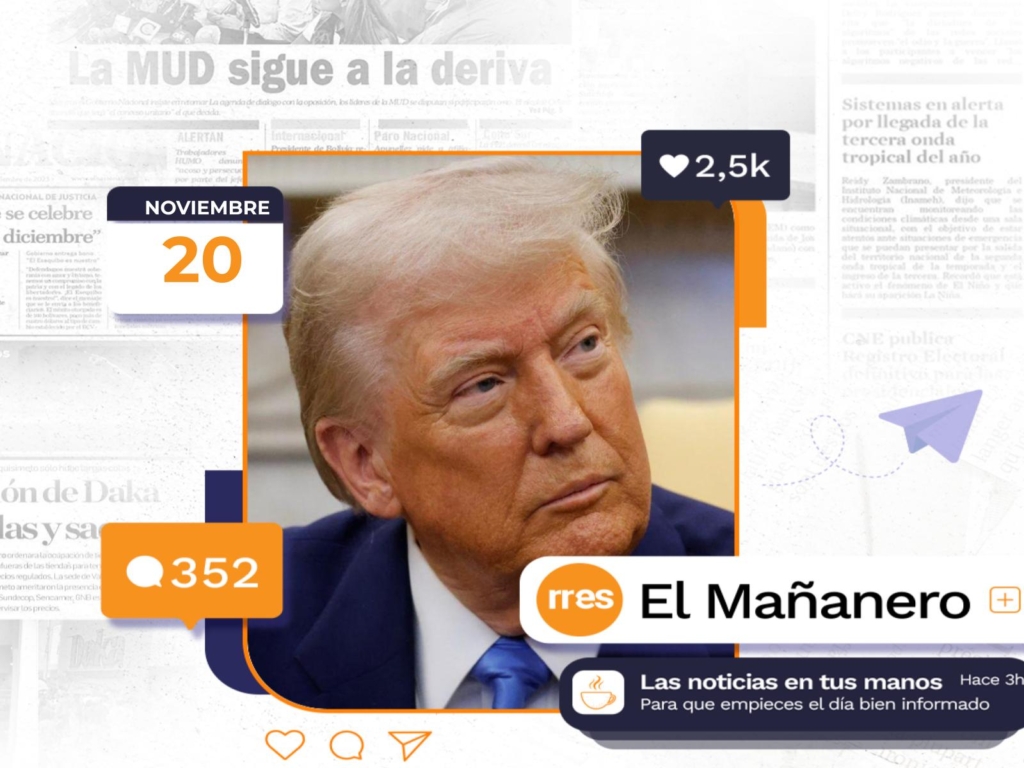 El Mañanero del 20 de noviembre: Trump le dijo que no a un Maduro que se quiere quedar, según NYT