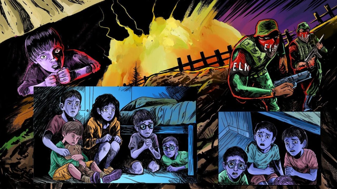 Cover image for Niñez migrante en Colombia: entre el reclutamiento y el desplazamiento forzado