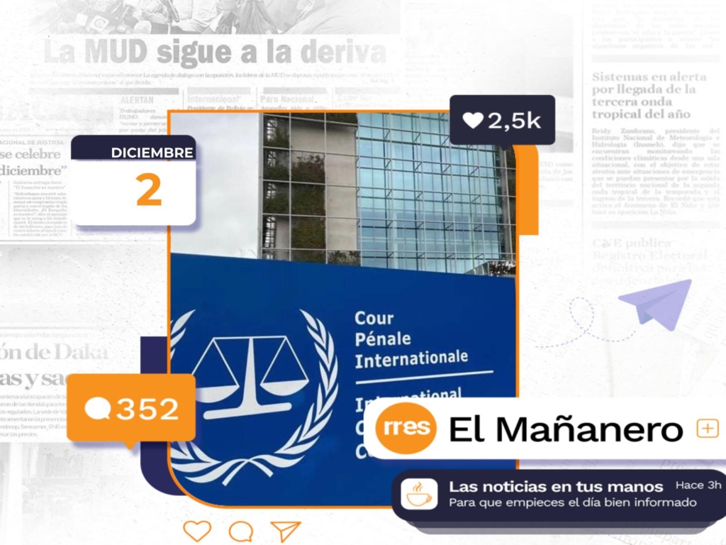 El Mañanero del 2 de diciembre: La CPI dejó el pelero de Venezuela