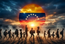 Imagen referencial de la migración venezolana