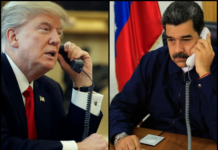Imagen referencial sobre la llamada Trump-Maduro