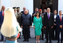 Delcy Rodríguez fue juramentada presidenta interina con el aval de EEUU