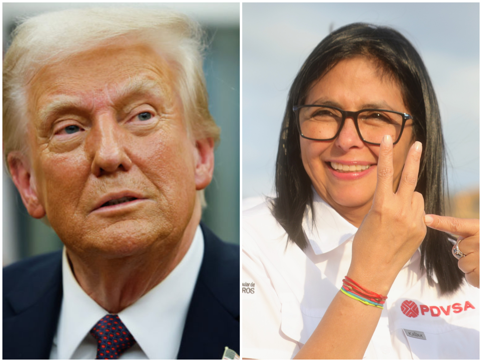 Delcy Rodríguez envió un mensaje retador a Washington