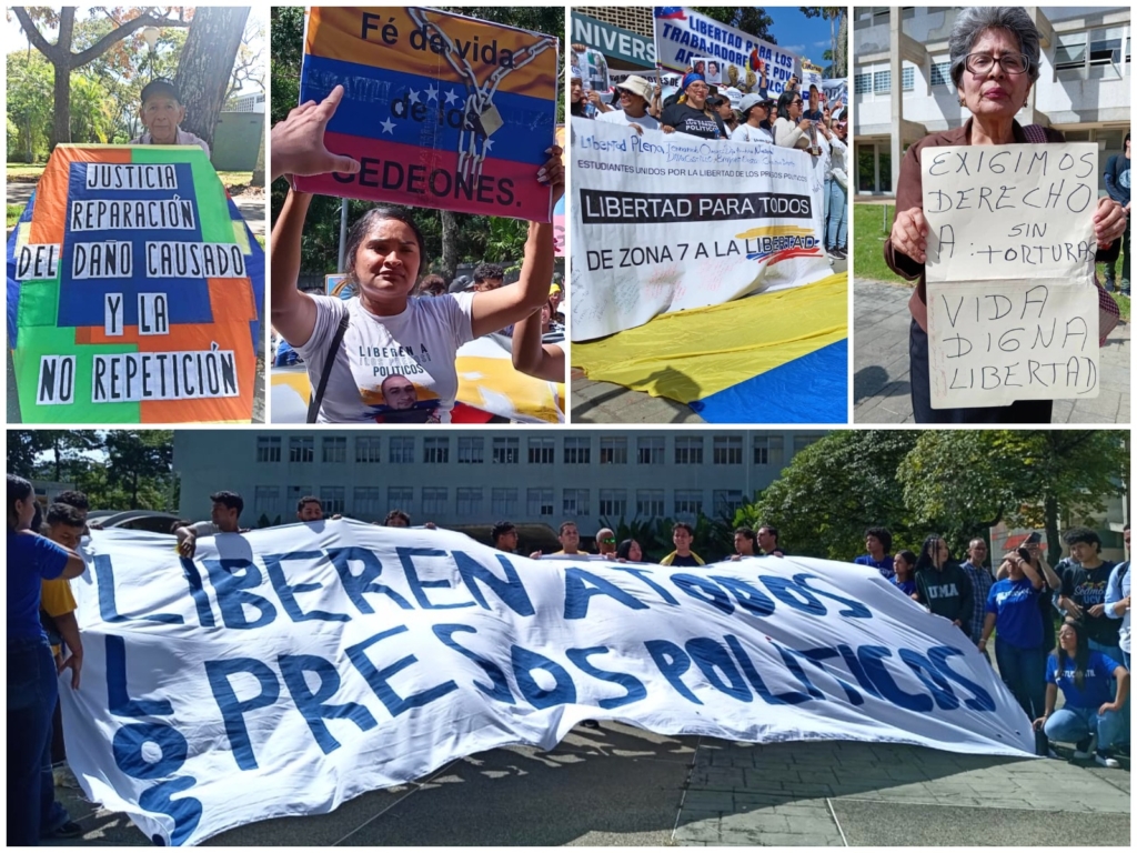Imágenes de la concentración en la UCV del 3/02/2026