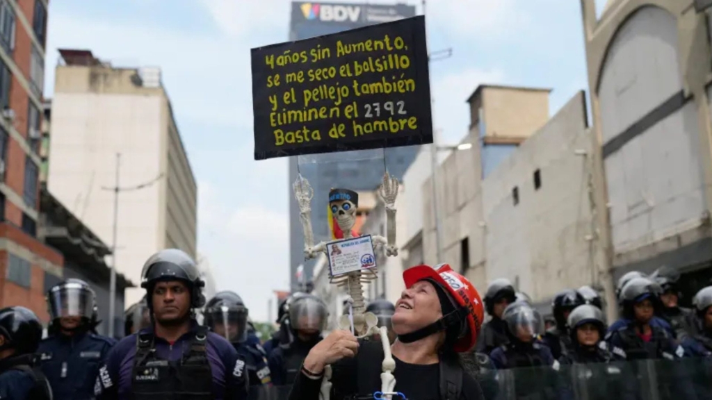 La marcha en Caracas exigiendo salario digno no pudo ser invisibilizada 