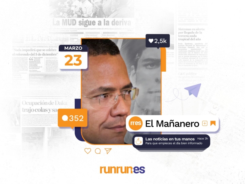El Mañanero del 23 de marzo