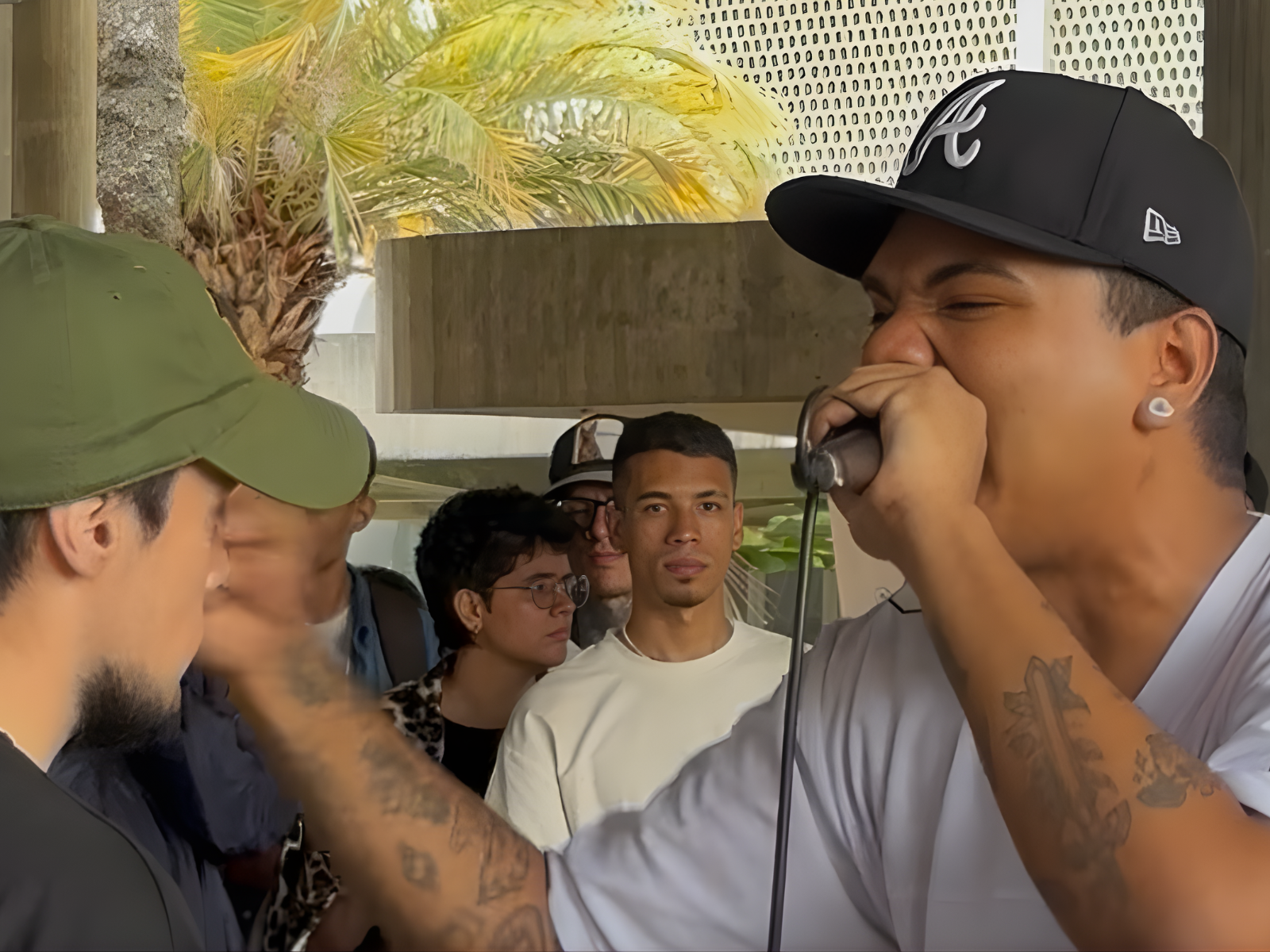 Rap Sin Grosería rapeó hablando de democracia y derechos humanos