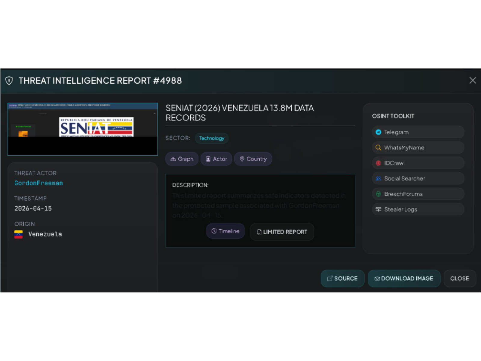 SENIAT sufre ciberataque y se filtran la información de 13.8 millones de usuarios