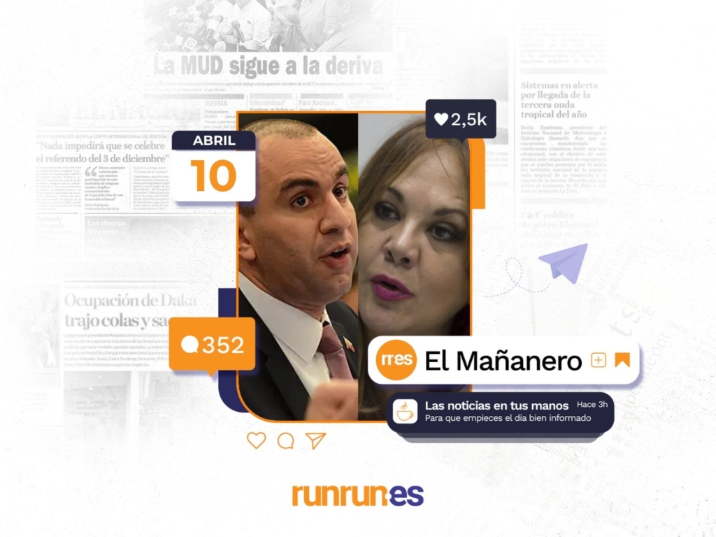 El Mañanero del 10 de abril
