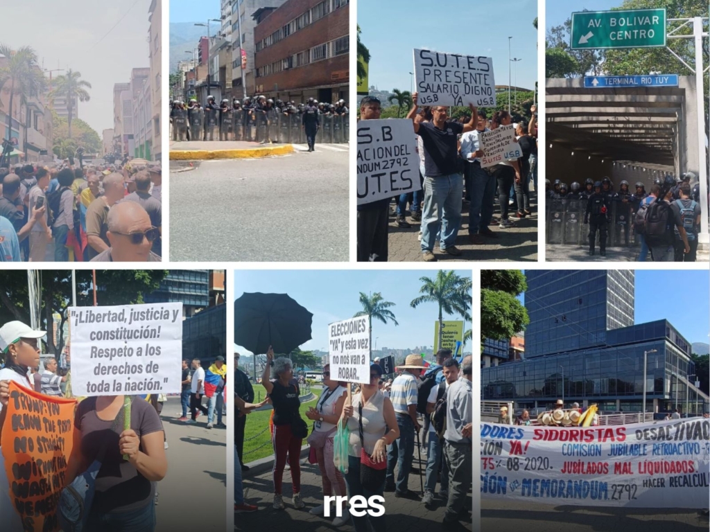 la represión