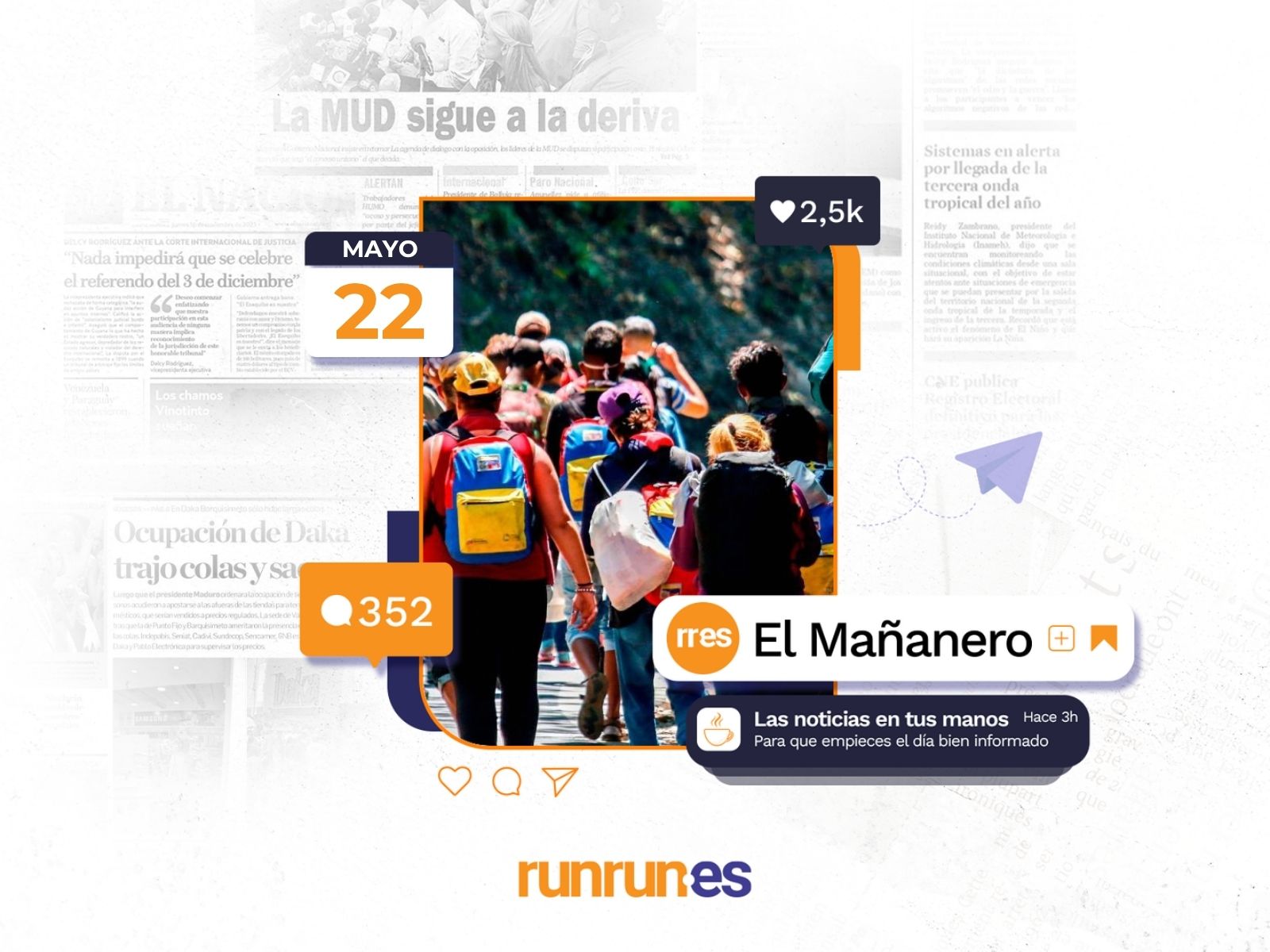 El Mañanero del 22 de mayo