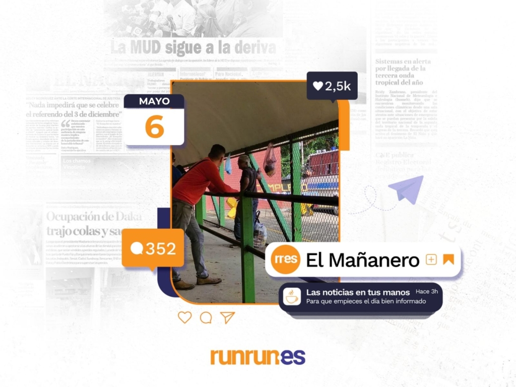 El Mañanero del 6 de mayo