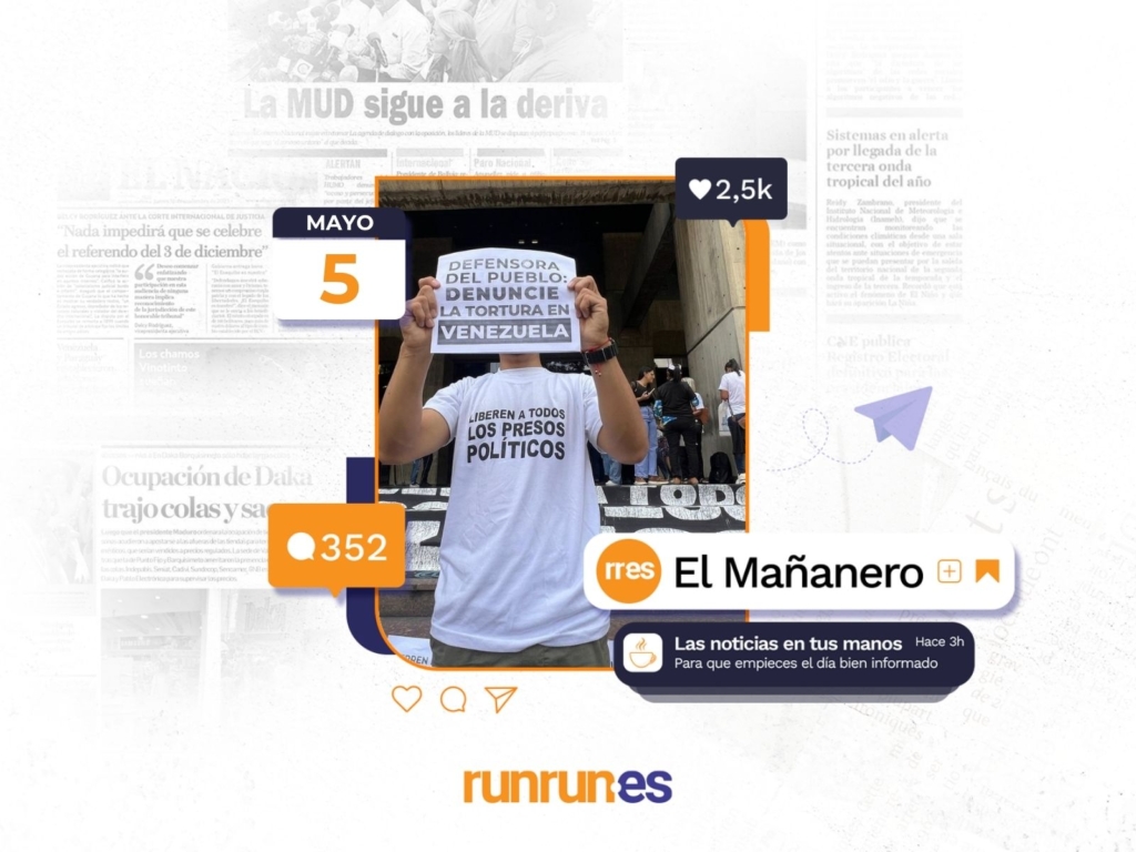 El Mañanero del 5 de mayo: La verdadera peregrinación es hacia la Defensoría del Pueblo