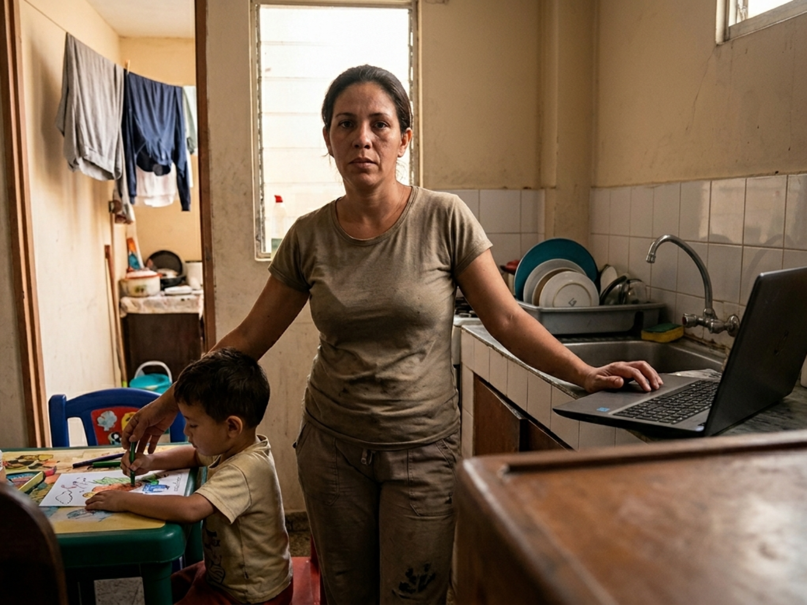 ENCOVI 2025 revela que las mujeres venezolanas son expulsadas del mercado laboral por la carga de cuidados no remunerados.