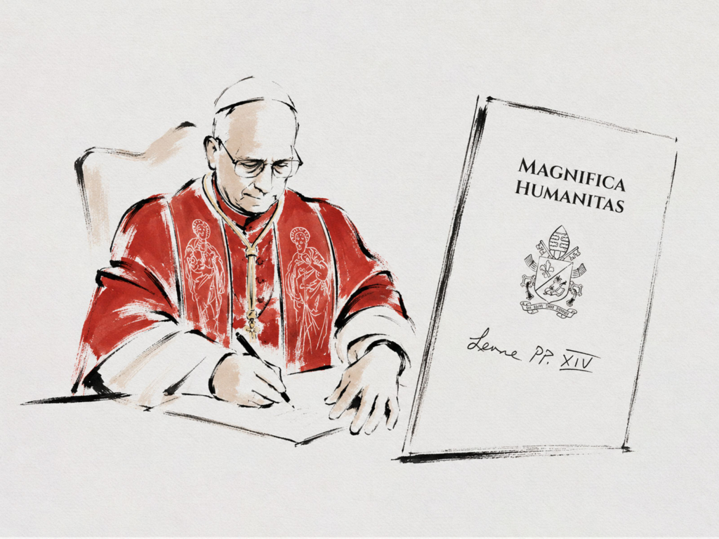“Magnifica humanitas”, 1, por Asdrúbal Aguiar. @asdrubalaguiar