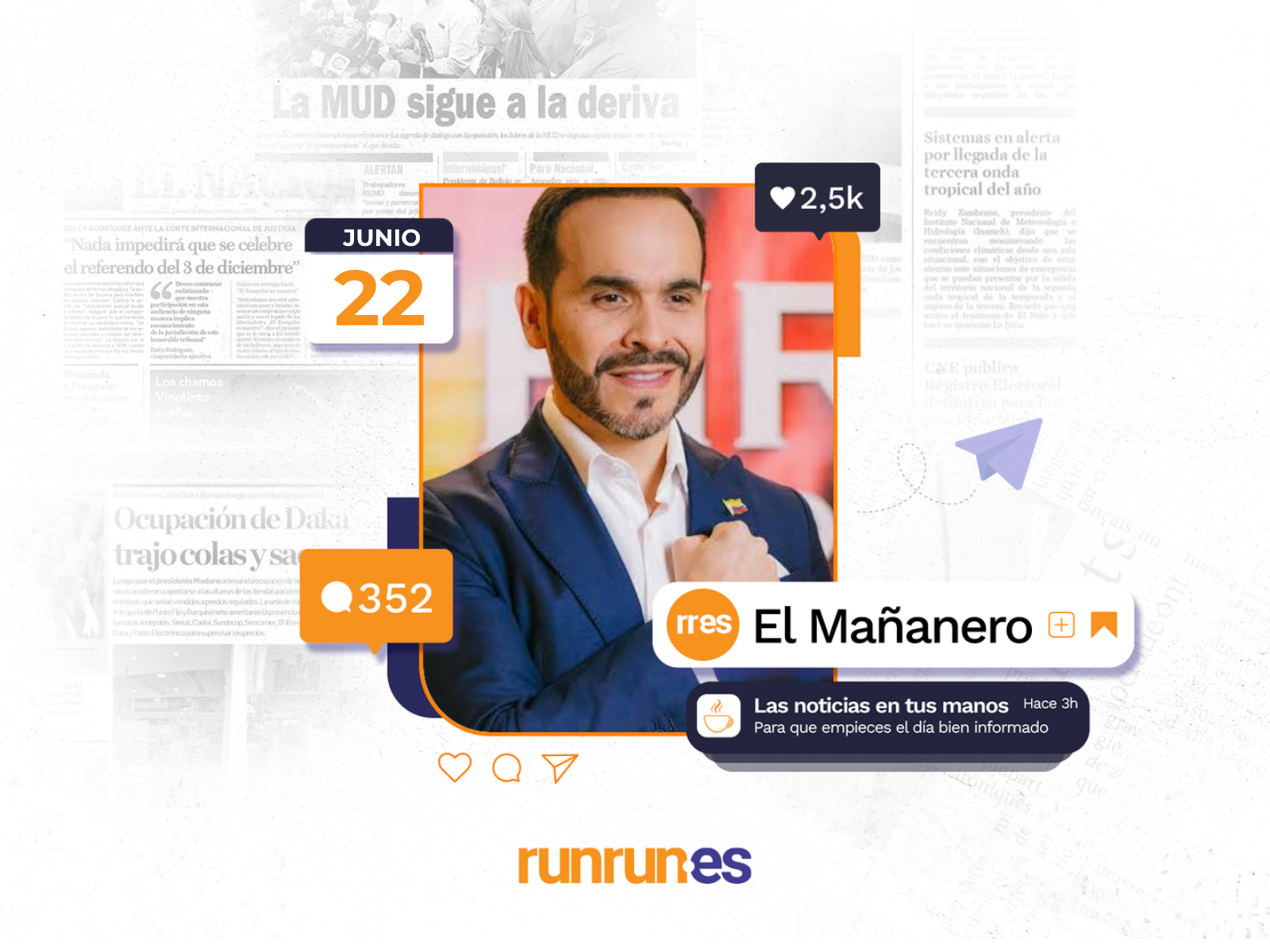 El Mañanero del 22 de junio