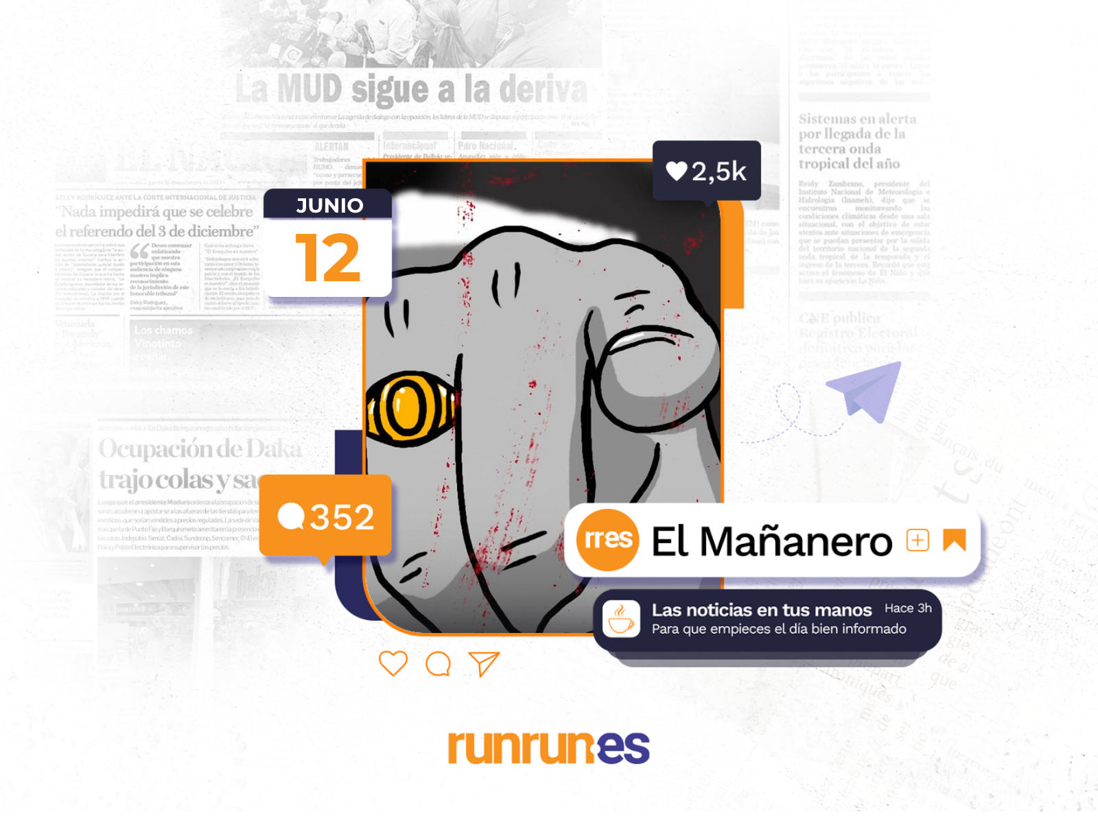 El Mañanero del 12 de junio: “El patrón del olvido