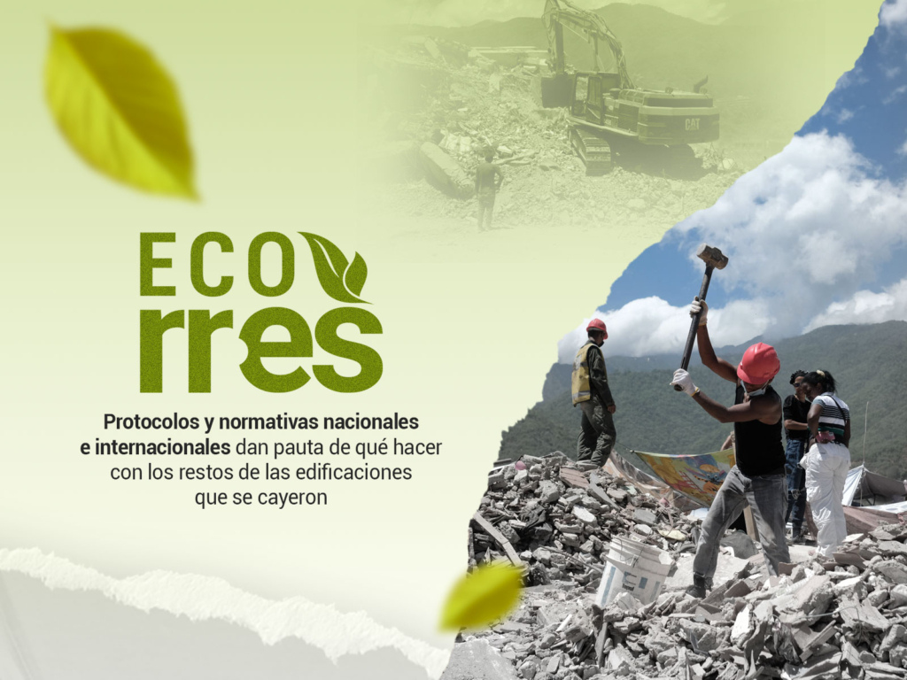 ¿Cómo gestionar los escombros del doblete sísmico?