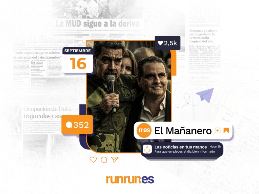 El Mañanero del 16 de septiembre: Saab se declaró culpable y devolverá un sencillito