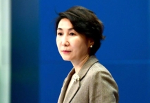 La portavoz del Ministerio de Asuntos Exteriores de China, Mao Ning