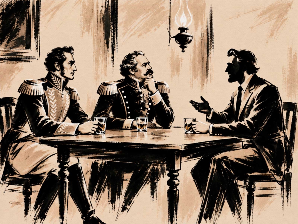 charla con el Libertador y Páez Entre el Libertador y el Taita [II], por Orlando Viera-Blanco, @ovierablanco