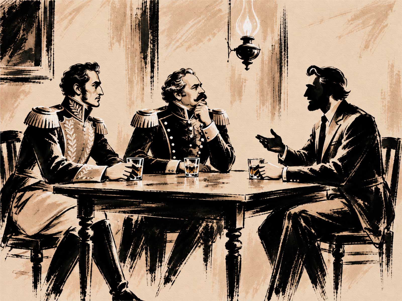 charla con el Libertador y Páez Entre el Libertador y el Taita [II], por Orlando Viera-Blanco, @ovierablanco