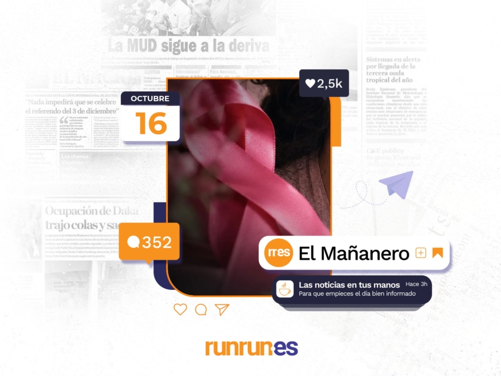 El Mañanero del 16 de octubre: Venezolanas necesitan más mamografías y menos lazos rosa