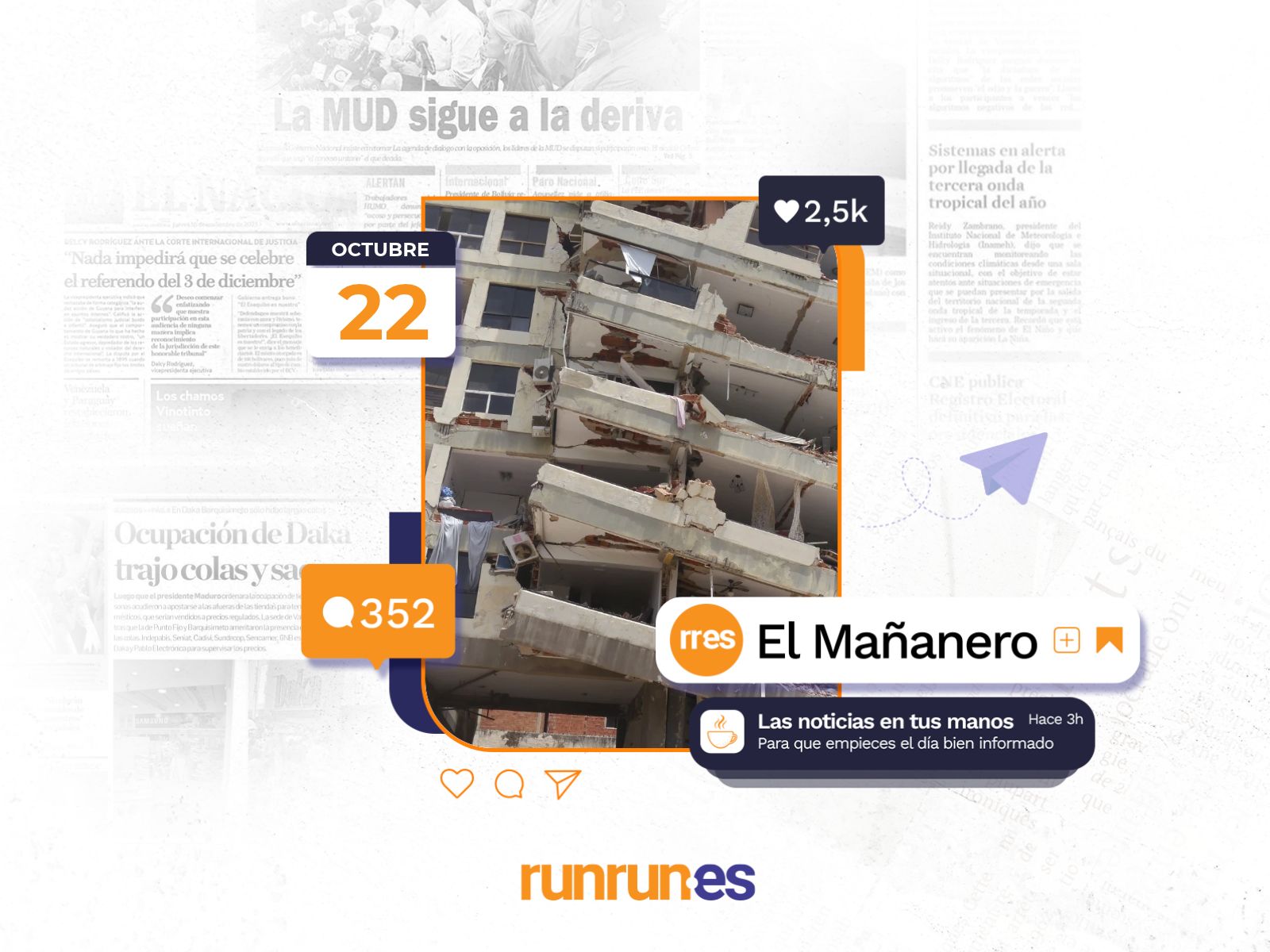 Mañanero 22 de octubre